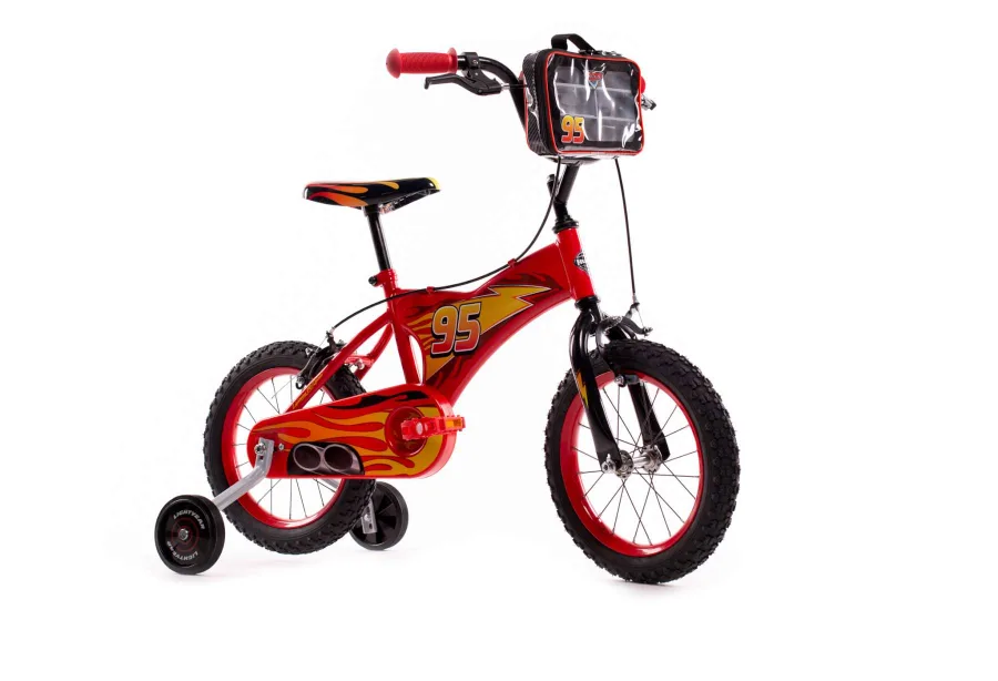 Disney Cars Kinderfiets – Jongens – 14 inch – Rood – Twee handremmen — foto 3
