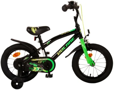 Volare Super GT Kinderfiets – Jongens – 14 inch – Groen – Twee handremmen