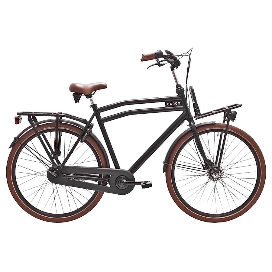 Avalon Cargo HEREN 59cm R-brake Alu N7 mat-zwart