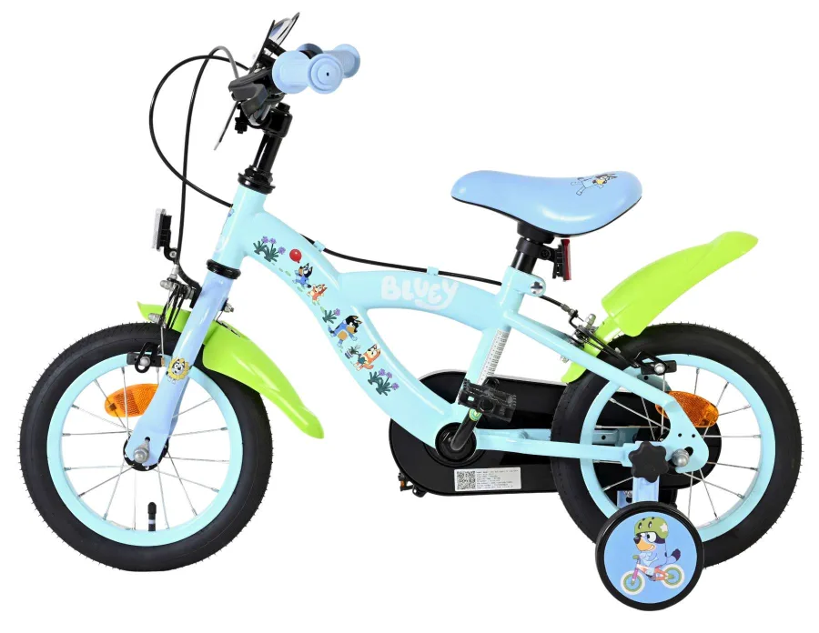 Bluey Kinderfiets 12 inch – Lichtblauw – Twee handremmen — foto 9