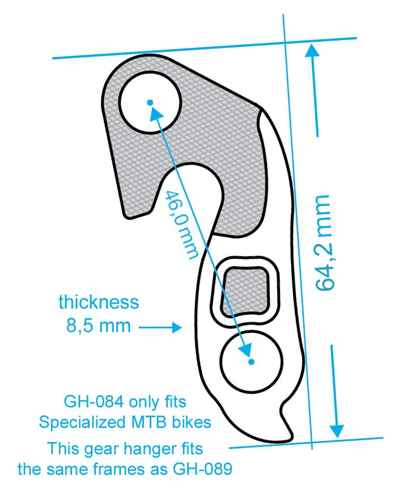 Derailleurpad Marwi GH-084 Specialized — foto 4