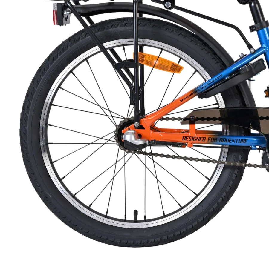Volare Explorer Kinderfiets – Jongens – 20 inch – Blauw/Oranje – Nexus 3 — foto 2