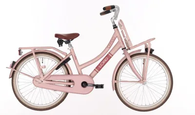 Meisjesfiets Bikefun Load 24" 3V - Mahogany Roze, mat