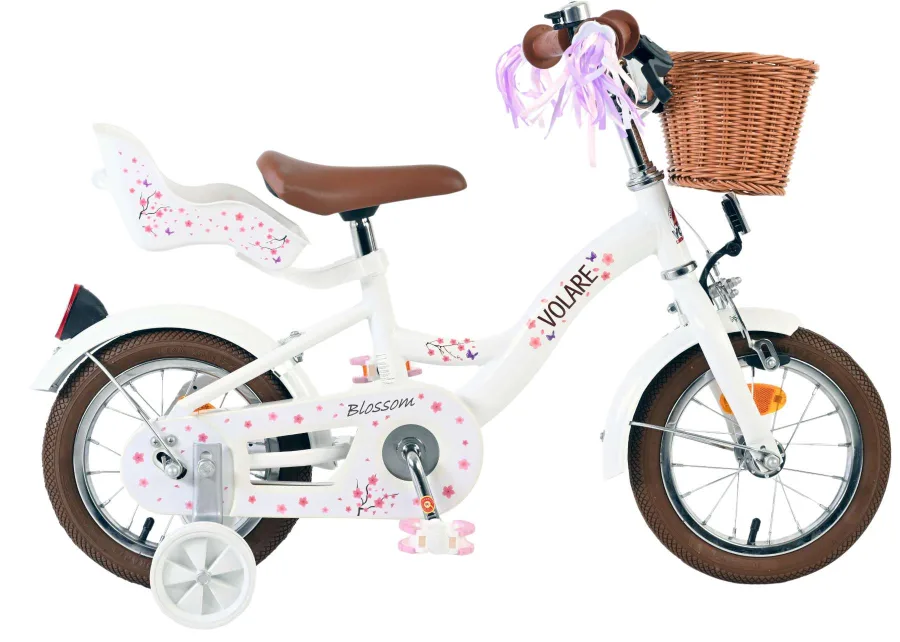 Volare Blossom Kinderfiets – Meisjes – 12 inch – Wit — foto 14