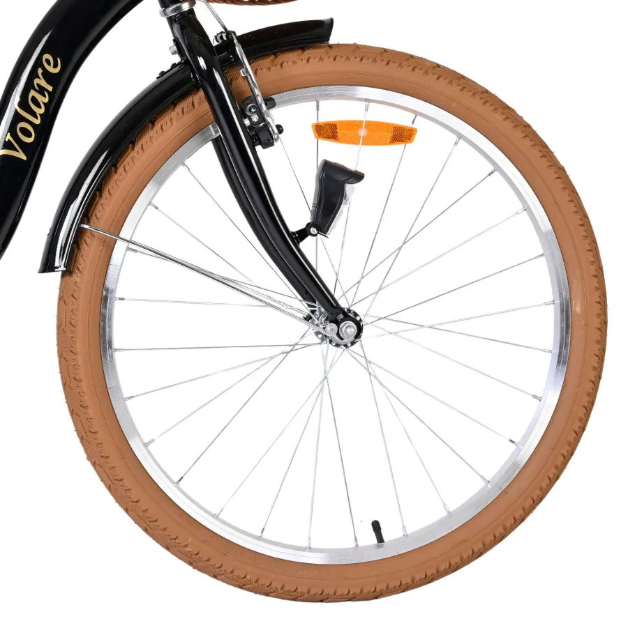Volare Ashley Kinderfiets – Meisjes – 24 inch – Zwart — foto 7