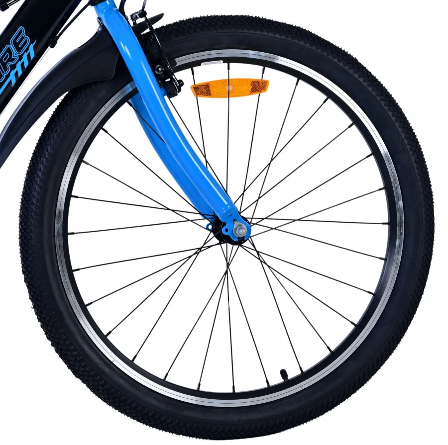 Volare Sportivo Kinderfiets – Jongens – 24 inch – 7 Speed – Zwart Blauw — foto 9