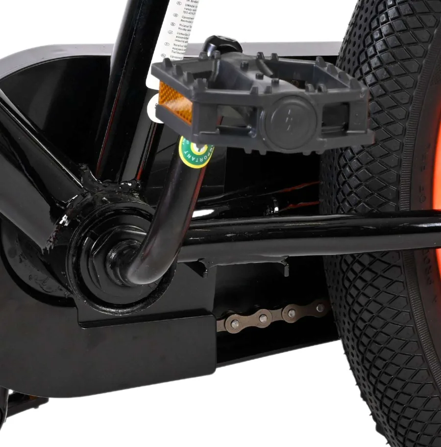 Volare Strike Kinderfiets – Jongens – 16 inch – Zwart Oranje – Twee Handremmen — foto 10