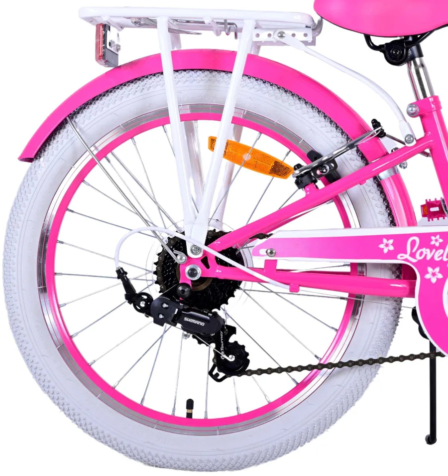 Volare Lovely Kinderfiets – Meisjes – 20 inch – Roze – 7 versnellingen — foto 13