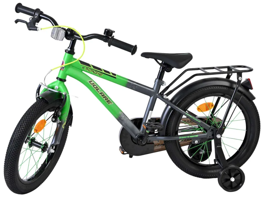 Volare Thombike Kinderfiets – Jongens – 16 inch – Groen Grijs — foto 9