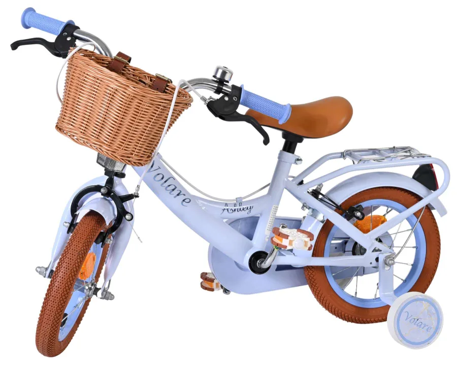 Volare Ashley Kinderfiets - Meisjes - 12 inch - Pastel Blauw - Twee handremmen — foto 8