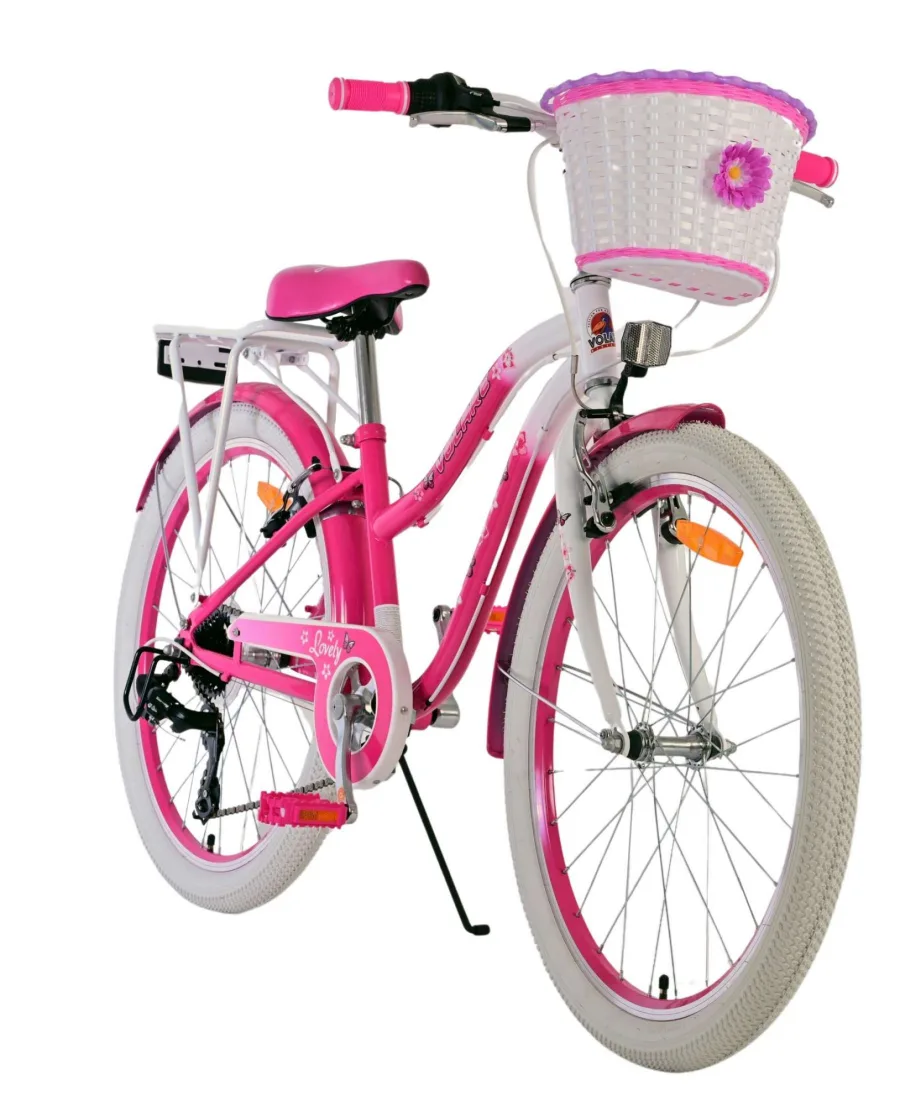 Volare Lovely Kinderfiets – Meisjes – 24 inch – Roze – 7 Versnellingen — foto 10