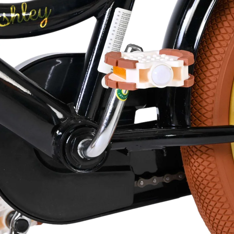 Volare Ashley Kinderfiets – Meisjes – 16 inch – Zwart — foto 9