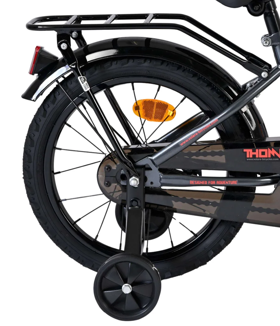 Volare Thombike Kinderfiets – Jongens – 16 inch – Blauw/Oranje — foto 2