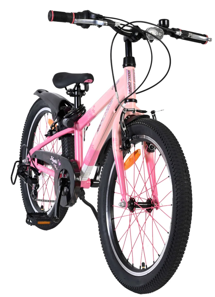 Volare Mystic Kinderfiets – 20 inch – Roze – 7 speed — foto 9
