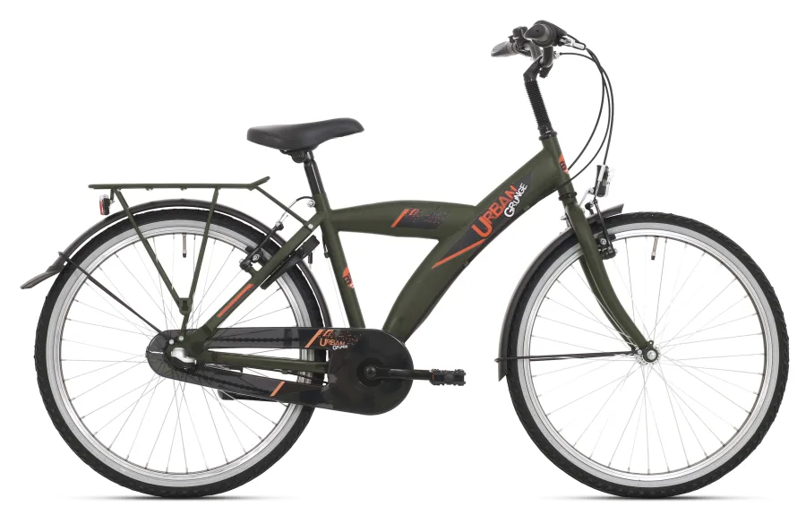 Kinderfiets 26″ Bikefun Urban met shimano nexus 3 mat groen — foto 2