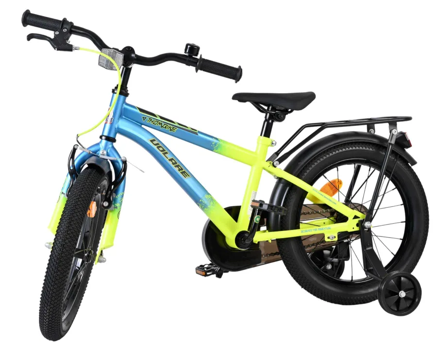 Volare Thombike Kinderfiets – Jongens – 16 inch – Blauw Geel — foto 9