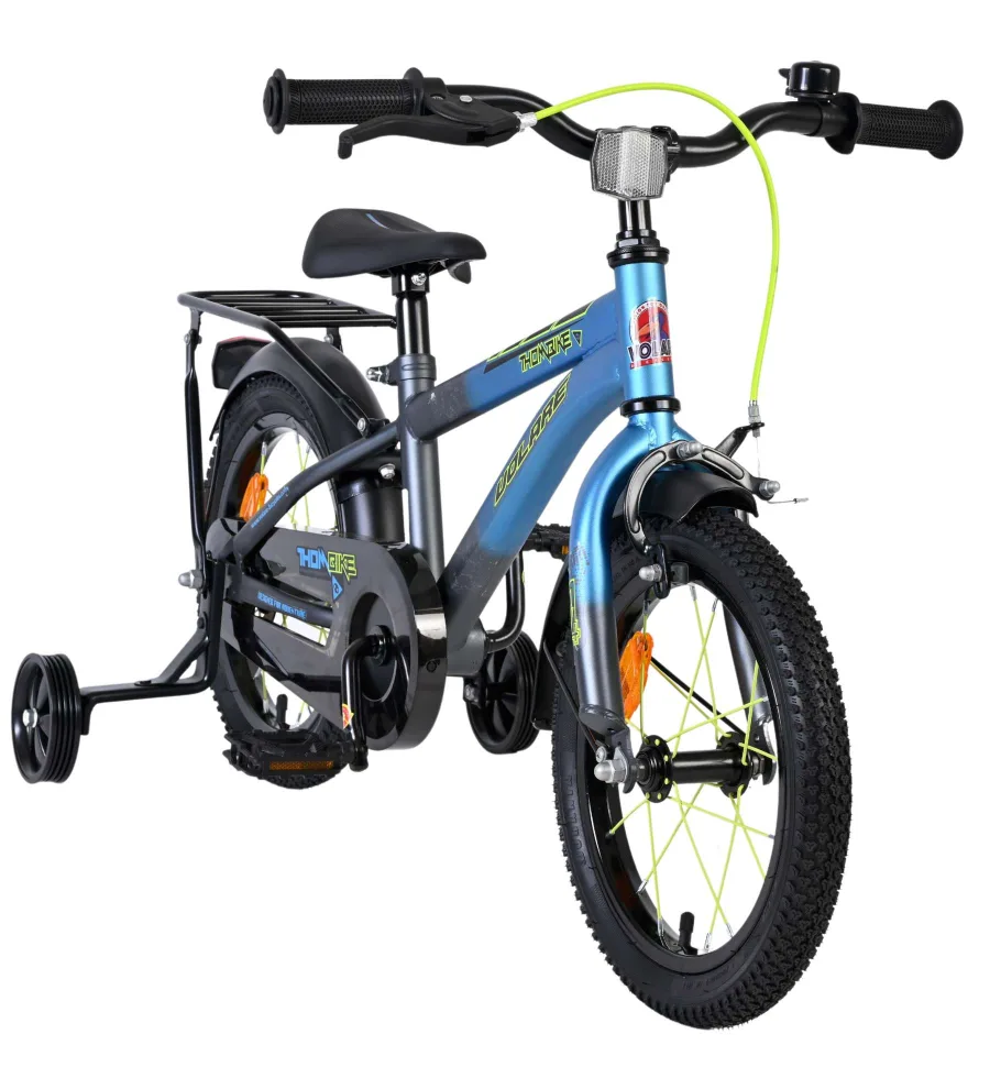 Volare Thombike Kinderfiets – Jongens – 14 inch – Blauw/Grijs — foto 7