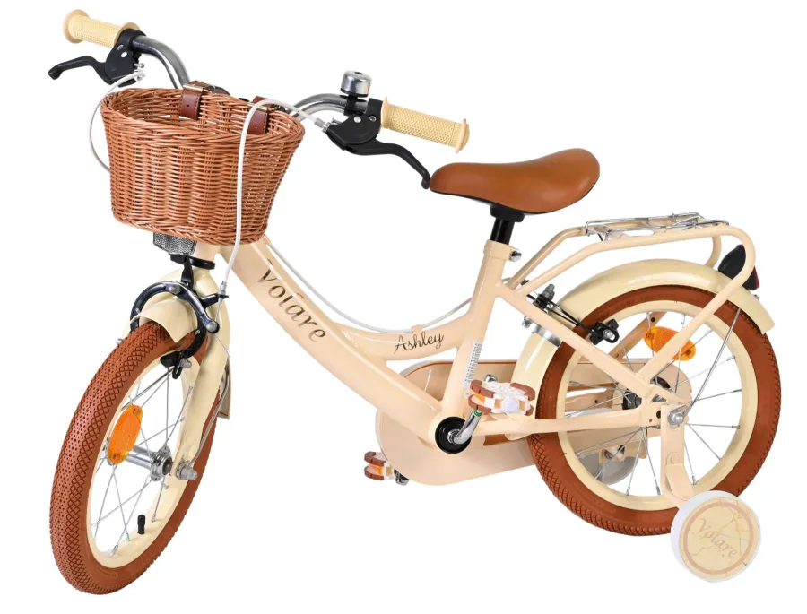 Volare Ashley Kinderfiets – Meisjes – 14 inch – Creme – Twee Handremmen — foto 8