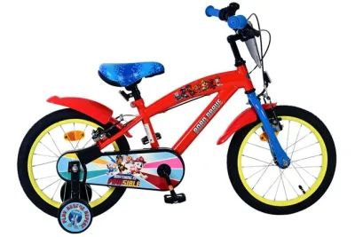 Paw Patrol Kinderfiets – Jongens – 16 inch – Rood – Twee handremmen