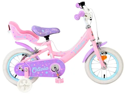 Volare Olivia Children's bike – Girls – 12 inch – Pink – Two hand brakes
