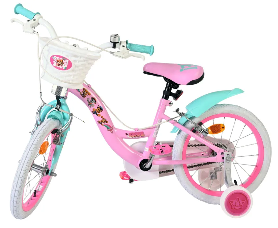 Paw Patrol Kinderfiets – Meisjes – 16 inch – Roze – Twee handremmen — foto 10