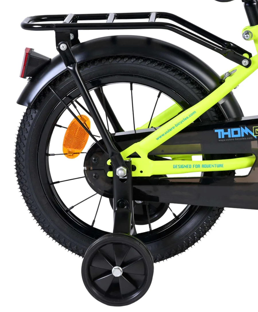 Volare Thombike Kinderfiets – Jongens – 14 inch – Blauw/Geel — foto 2