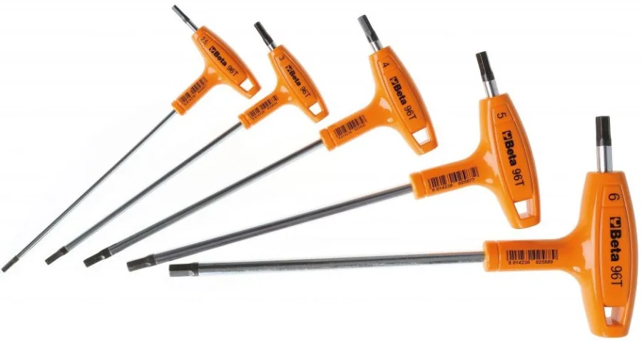 Angle zeskant stiftsleutelset Beta Tools 96T/S5P (5 piece)