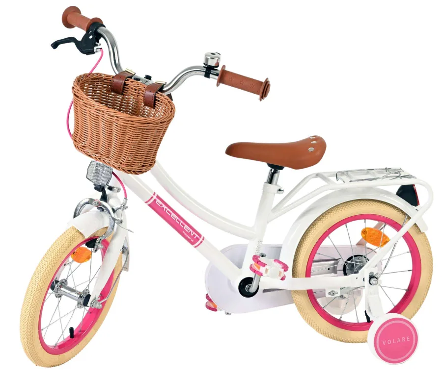 Volare Excellent Kinderfiets – Meisjes – 14 inch – Wit — foto 10