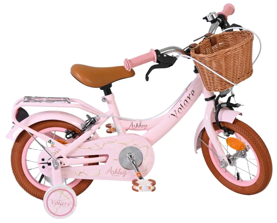 Volare Ashley Kinderfiets – Meisjes – 12 inch – Roze – Twee handremmen — foto 12