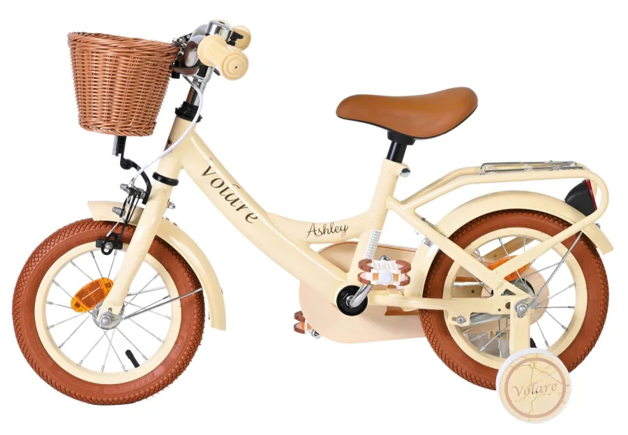 Volare Ashley Kinderfiets – Meisjes – 12 inch – Creme — foto 7