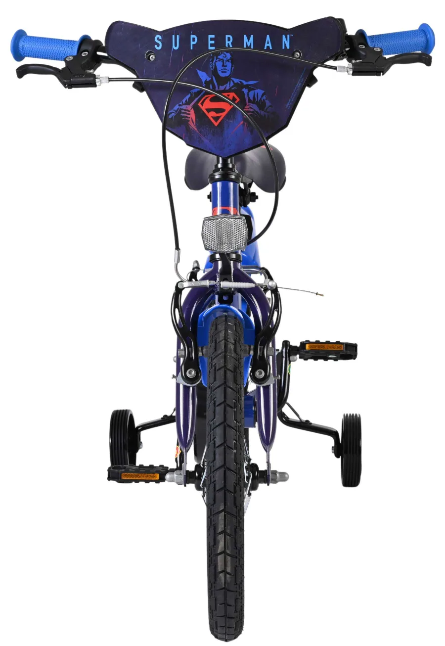 Superman Kinderfiets – Jongens – 16 inch – Blauw – Twee handremmen — foto 8