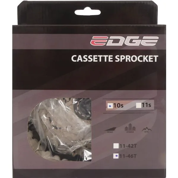 Cassette 10 speed Edge CS-M6010 11-46T -zilver/zwart — foto 2