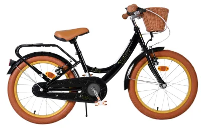 Volare Ashley Kinderfiets – Meisjes – 18 inch – Zwart – Twee handremmen