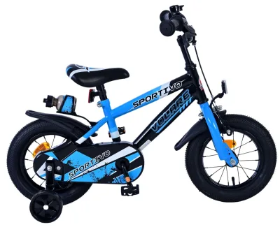 Volare Sportivo Kinderfiets – Jongens – 12 inch – Blauw Zwart