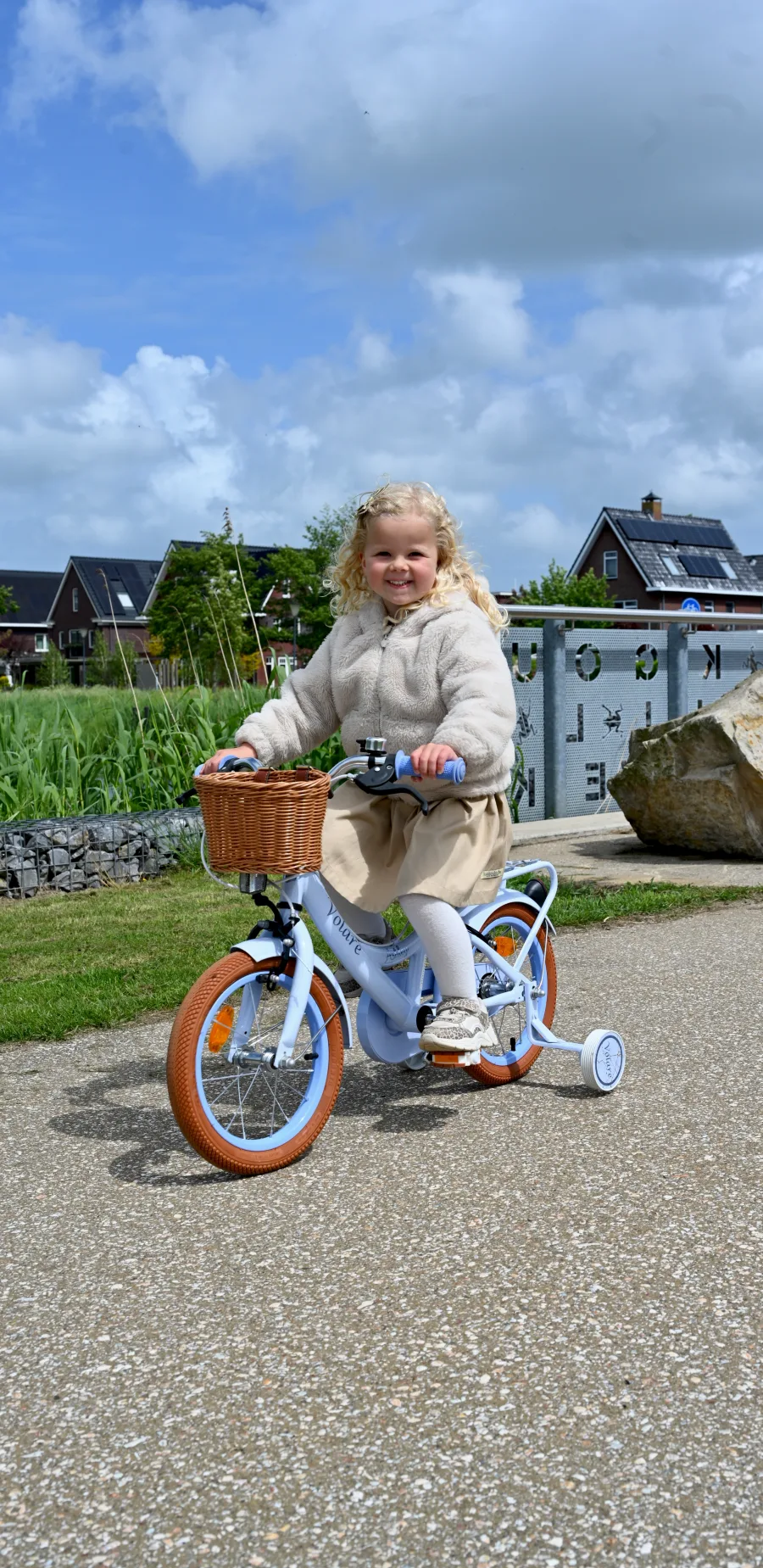 Volare Ashley Kinderfiets - Meisjes - 16 inch - Pastel Blauw- Twee Handremmen — foto 15