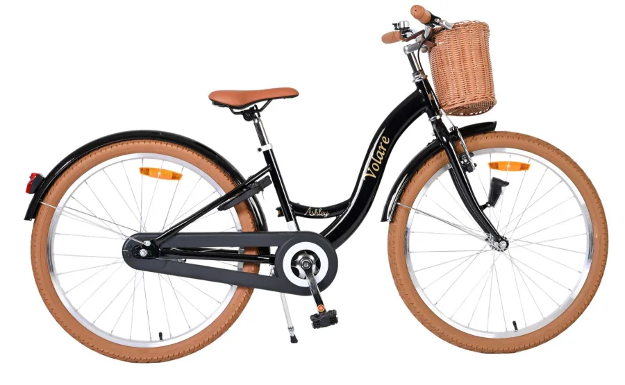 Volare Ashley Kinderfiets – Meisjes – 24 inch – Zwart — foto 2