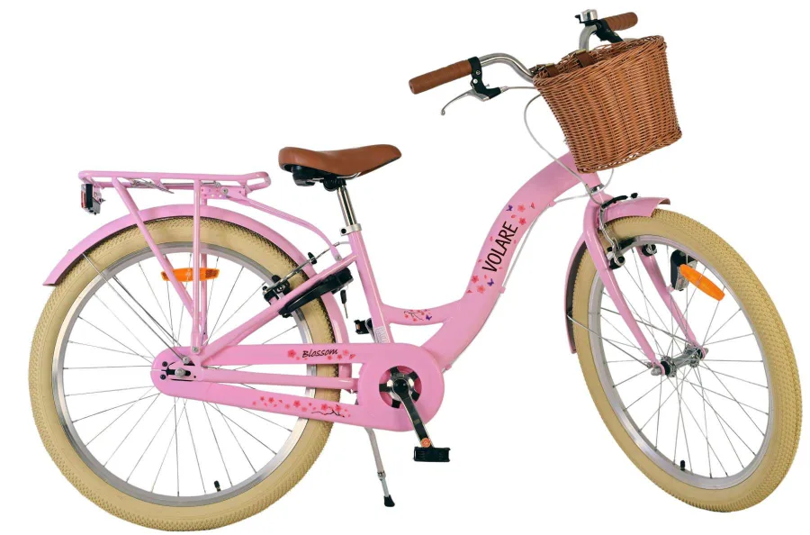 Volare Blossom Kinderfiets – Meisjes – 24 inch – Roze – Twee handremmen — foto 12