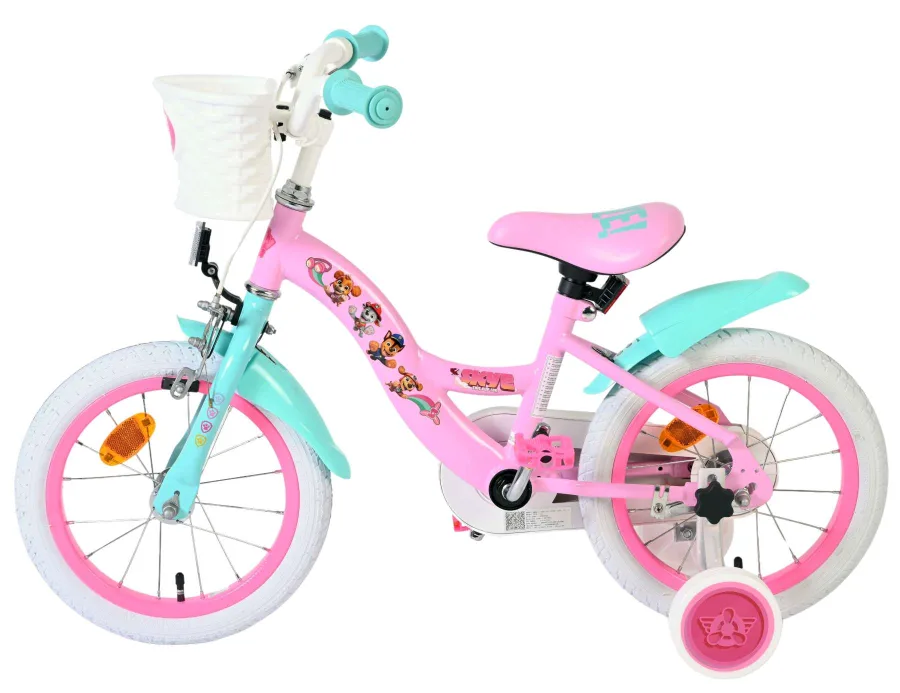 Paw Patrol Kinderfiets – Meisjes – 14 inch – Roze — foto 9