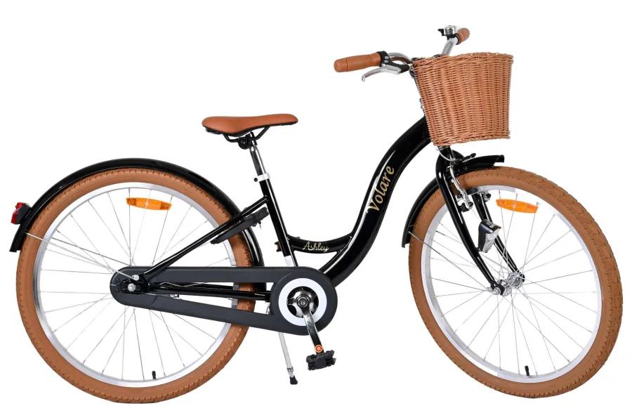 Volare Ashley Kinderfiets – Meisjes – 24 inch – Zwart — foto 14