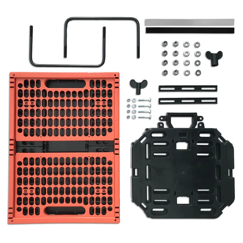 Travel Set: Vouwkrat + Multi-Plaat + Tassenbeugels — foto 2
