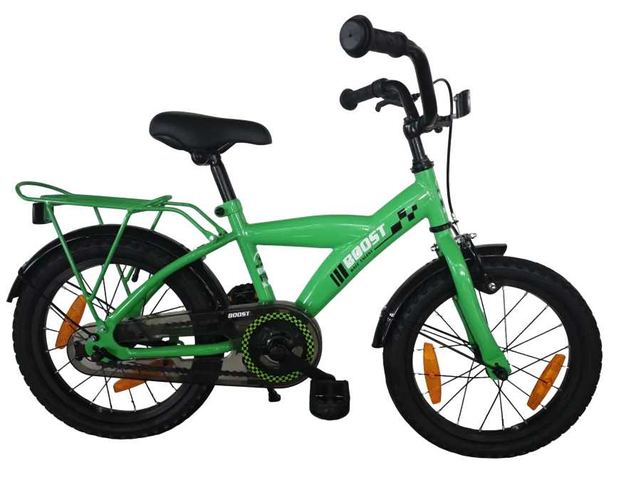 Kinderfiets Bikefun Boost 16 inch met remnaaf - Groen
