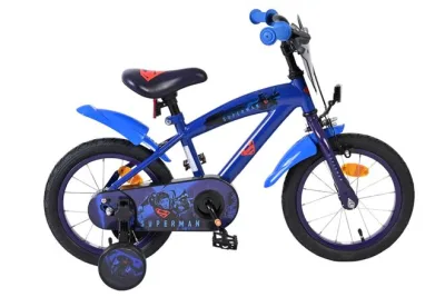 Superman Kinderfiets – Jongens – 14 inch – Blauw