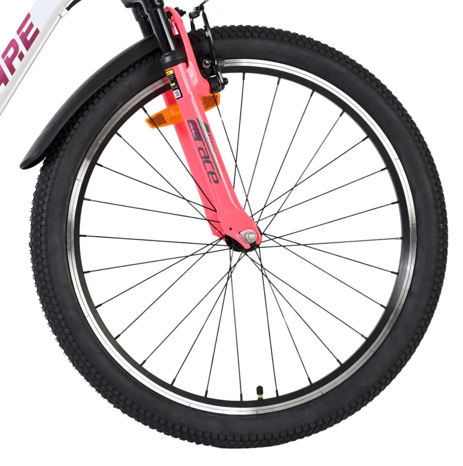 Volare XC Race Kinderfiets – 24 inch – 21 speed – Wit Roze — foto 3