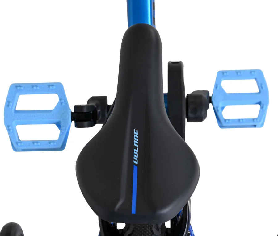 Volare Venom Kinderfiets – Jongens – 14 inch – Blauw – Twee handremmen — foto 6