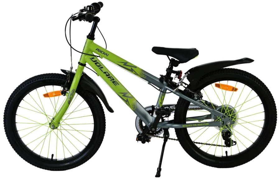 Volare Rocky Kinderfiets – 20 inch – 7 speed – Groen/Grijs — foto 11