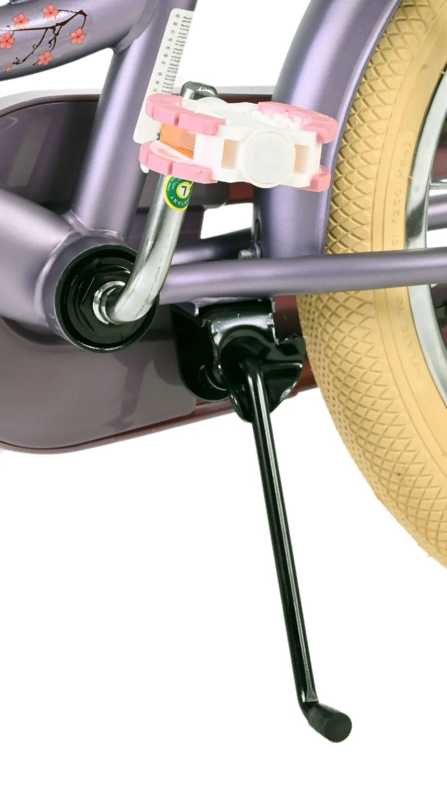 Volare Blossom Kinderfiets – Meisjes – 16 inch – Paars – Twee Handremmen — foto 9