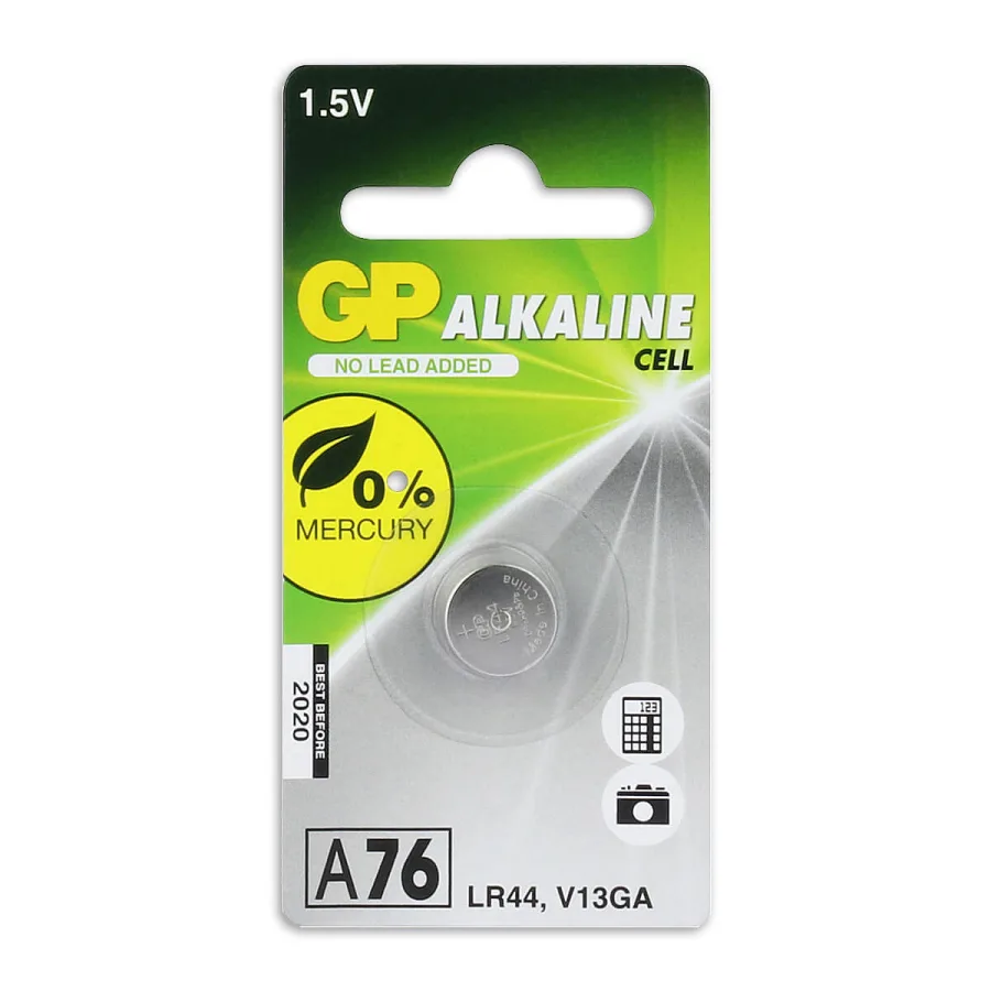 LR44 Alkaline knoopcel 1.5V 1PK