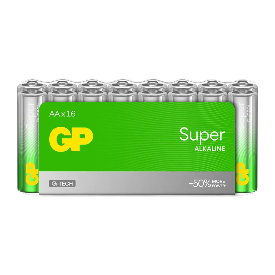 Super Alkaline AA-batterijen 16PK — foto 3
