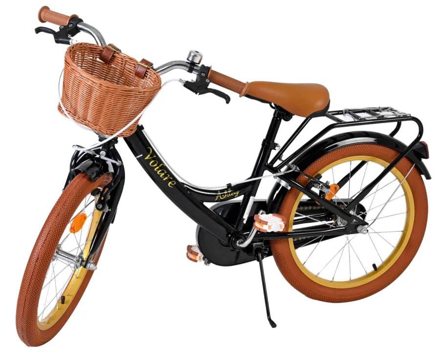 Volare Ashley Kinderfiets – Meisjes – 18 inch – Zwart – Twee handremmen — foto 10