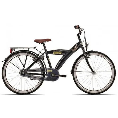 Kinderfiets 24″ Bikefun Urban Shimano Nexus 3 Zwart